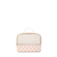 Boggs N' Ends - Checkered Linen/ Pink Marshmallow