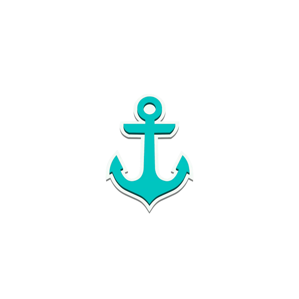 Bogg Bit - Turquoise Anchor